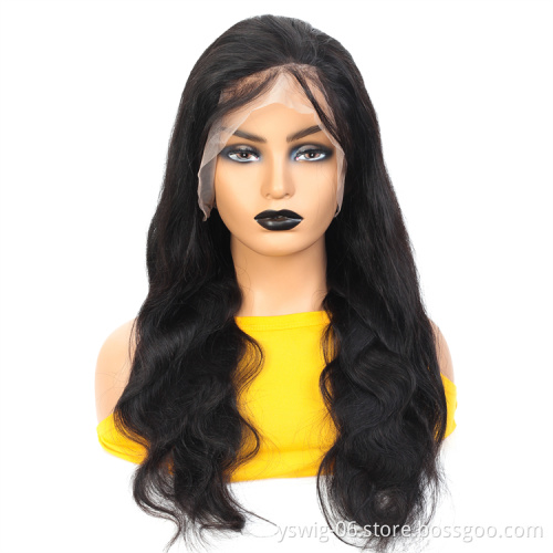 YS Full Cuticle Brazilian Virgin Hair Glueless HD Full Lace Wig With Baby Hair, Virgin Human Hair Full Lace Wigs For Black Women
